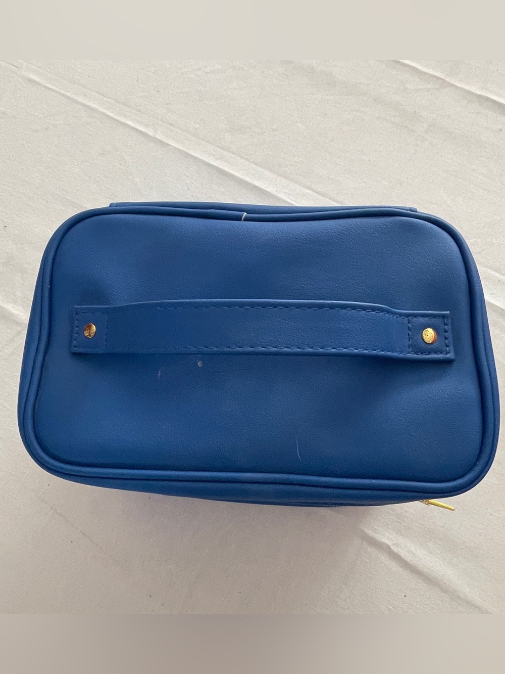 Jeffree Star Blue Travel Cosmetic Case with Gold Star Accents - Picture 3 of 4